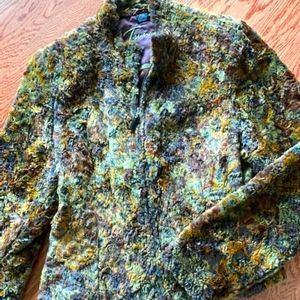 Faux fur fall jacket